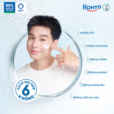 Sữa rửa mặt cho nam Oxy sạch dịu nhẹ, giảm khô căng dạng gel Oxy Hydrating Wash 100g