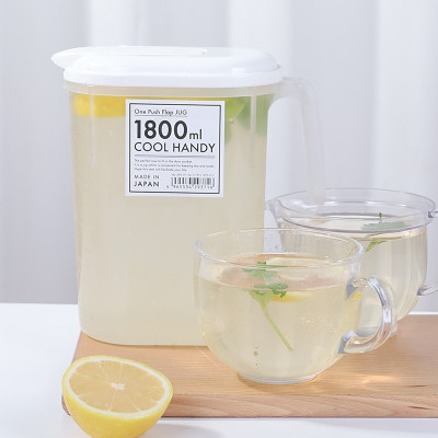 Combo bình nước nắp bật Yamada 1,8L + Cốc uống nước có nắp 360ml - nội địa Nhật Bản