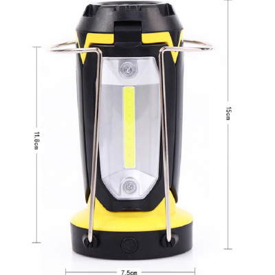 Đèn pin cầm tay đi phượt cắm trại đa năng 3 in 1 - đèn pin siêu sáng - đèn pin mini - den pin cam tay - đèn bão - đèn cắm trại dã ngoại