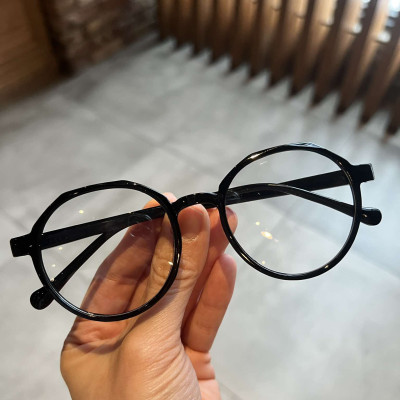 Kính Mắt tròn gọng nhựa nhẹ cho nam nữ