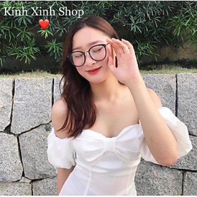 Kính Mắt Tròn Kim Loại Thời Trang Cao Cấp Cho Nữ