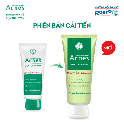 Sữa rửa mặt ngăn ngừa mụn dạng gel Acnes Gentle Wash 100g