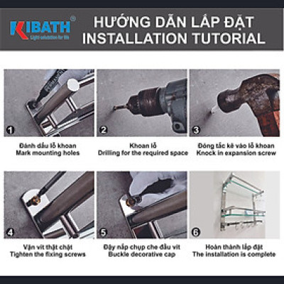 Kệ Kibath 2 Tầng Phòng Tắm Tiện Lợi
