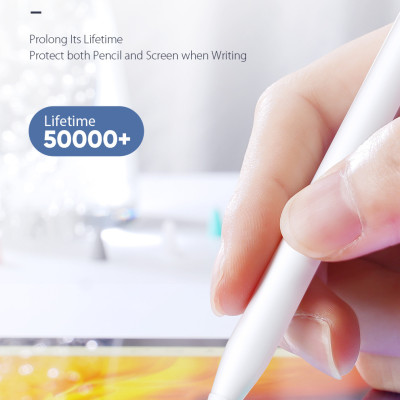 Combo 10 Vỏ Đầu Silicon Dành Cho Apple Pencil 1 / Apple Pencil 2, Dux Ducis Tip Cover - Hàng Chính Hãng