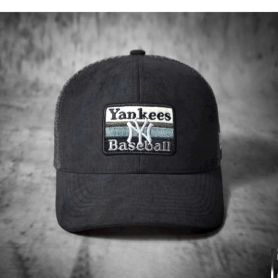 Nón kết, mũ lưỡi trai NY Yankees vải kaki phối lưới form đẹp thời trang đường phố