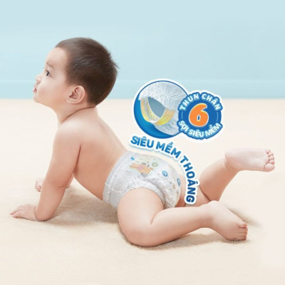 Combo 4 Gói Tã Quần Moony Bé trai Gói Đại XXL26