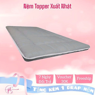 Nệm Bông Trải Sàn Xuất Nhật Fukoji, Kích Thước 1mx2m, 1m2x2m, 1m4x2m, 1m6x2m, 1m8x2m dày 7-9cm