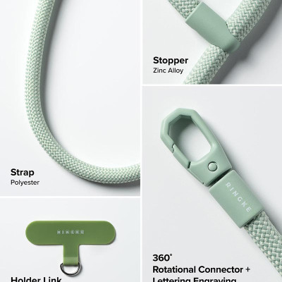 Dây đeo RINGKE Holder Link Flow Hand Strap P-Type - Hàng Chính Hãng