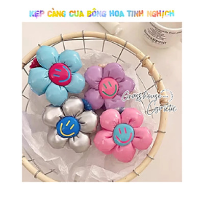 Kẹp càng cua Hình Bông Hoa tinh nghịch trẻ trung phá cách ấn tượng