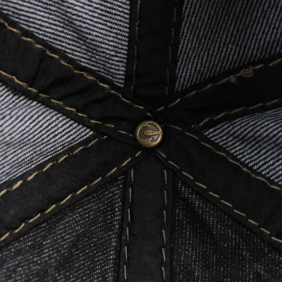 Nón nam, mũ lưỡi trai Ông Địa U 79 phối vải jeans form đẹp thời trang đường phố