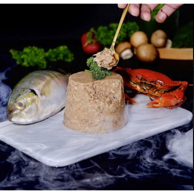 01Kg Pate Tươi Cho Chó Mèo Vị Cua Cá THEPETVN (Mixed ocean fish and blue crab)