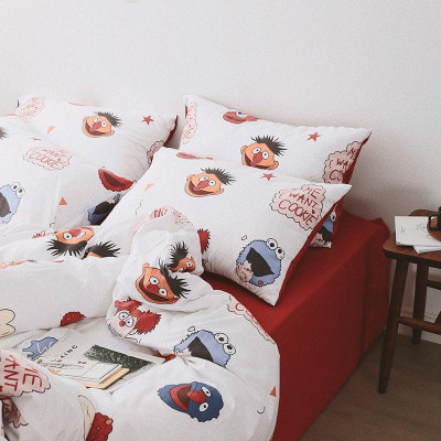 Bộ ga và vỏ chăn cotton Sweet Love VSL1009 ( 5 món )