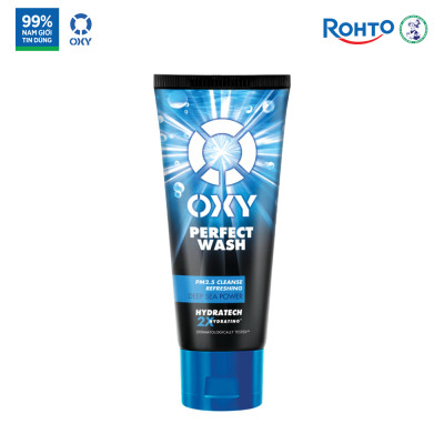 Sữa rửa mặt cho nam Oxy sạch sâu mát lạnh dạng kem Oxy Perfect Wash 100g