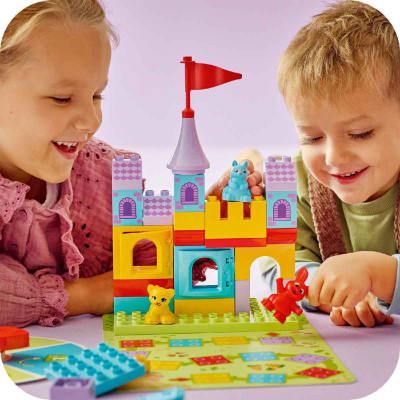 LEGO DUPLO 10450 Đồ Chơi Lắp Ráp Trò Chơi Lâu Đài Của Hopsy (47 chi tiết)