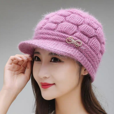 Mũ len nón len beret lưỡi trai nữ thời trang Hàn Quốc dona22021502