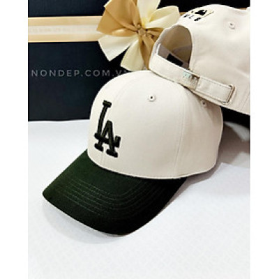 Nón kết, mũ lưỡi trai L.A phối vải kaki form chuẩn thời trang cao cấp