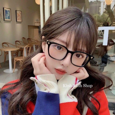 Kính Thời Trang Nam Mắt Vuông Oversize Bản Dày
