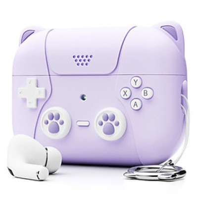 Bao Case Ốp Tay Cầm Game Tai Mèo cho Airpods 4 - Hàng Chính Hãng
