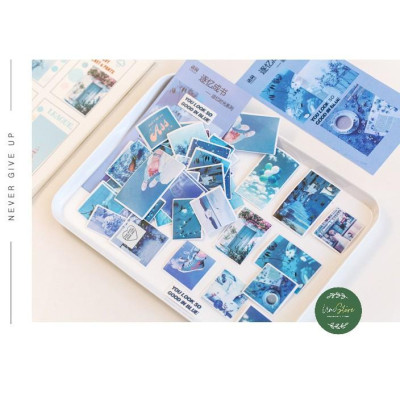 Sticker dán nhãn phong cách photography nhiều màu sắc - siêu phong cách