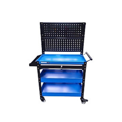 Xe đẩy dụng cụ 3 khay 1 ngăn kéo có tấm treo Stronger Tool