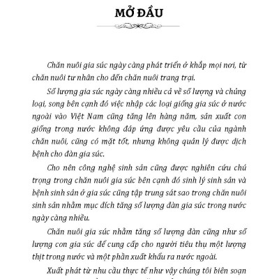 Nông Nghiệp Xanh Và Sạch - Sinh Sản Trong Chăn Nuôi