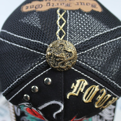 Nón kết, mũ lưỡi trai Cá chép vượt biển vải jeans form chuẩn siêu đẹp (Ảnh thật)