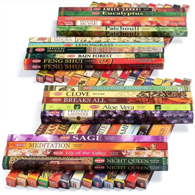 Bộ sưu tập hương nhang HEM các hương thơm cỏ cây hoa lá