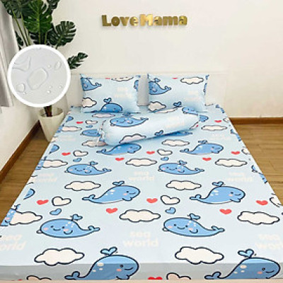 Ga chống thấm cho trẻ sơ sinh và trẻ nhỏ chống thấm nước bảo vệ nệm LoveMama loại 1 chính hãng