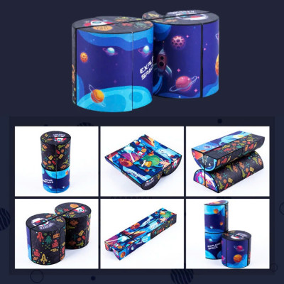 Đồ Chơi Trí Tuệ Khối Rubik Biến Hình Biến Thể Phát Triển Trí Não Cho Bé Rèn Luyện Trí Nhớ Có Nam Châm Đồ Chơi Khối Lập Phương Ma Thuật Thần Kỳ Magic Cube Rubik 3D Gia Đình