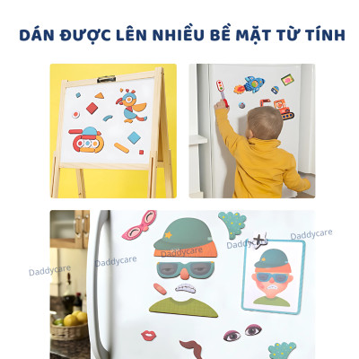 Đồ Chơi Xếp Hình Nam Châm Magnets Mideer, Đồ chơi trí tuệ dành cho trẻ em 2,3,4,5,6,7 tuổi