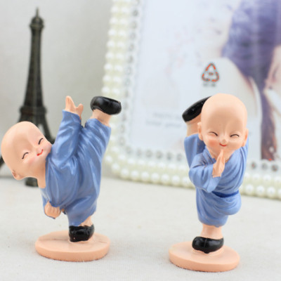 Bộ 4 tượng chú tiểu luyện công 206670