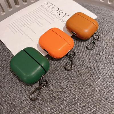 Bao Case da PU Trơn cho Airpods 4 - Hàng Chính Hãng