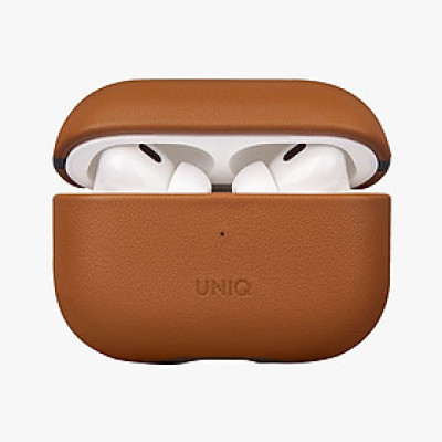 Bao Case Ốp Bảo Vệ UNIQ Terra Geguine Leather dành cho Airpods Pro 2 - Hàng Chính Hãng