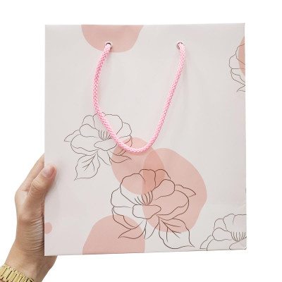 Túi Đựng Quà Camellia - Pretty Pink - 25 x 22 x 8 cm - The Sun 01