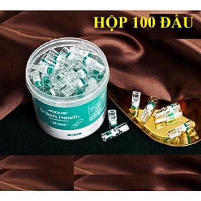 Hộp 100,200 đầu lọc thuốc cao cấp nhựa dẻo bảo vệ sức khỏe, màu giao ngẫu nhiên ( mua từ 3 hộp tặng kèm 1 hộp nhựa đựng đầu tẩu) 