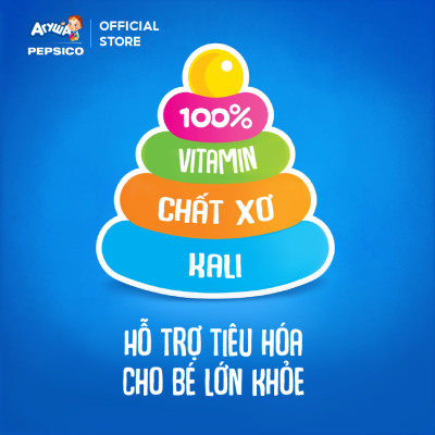 Thùng 10 Gói Trái cây nghiền vị táo, lê, chuối và xoài Agusha 90g/gói dành cho bé từ 6 tháng trở lên