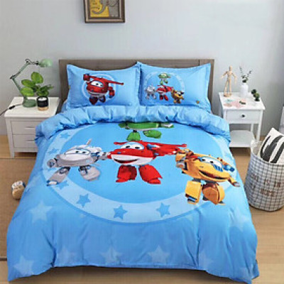 Bộ drap và vỏ chăn cotton Classic Kid VCK2020 ( 4 món )