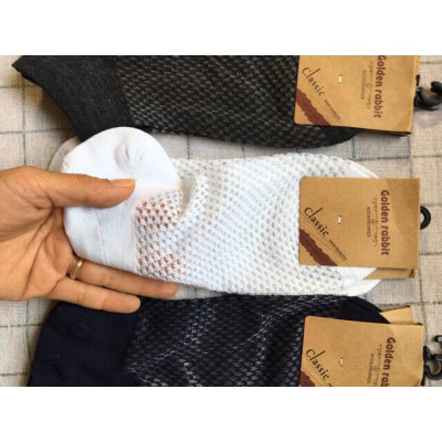 Tất Combo 10 đôi tất lưới nam thông hơi, tất nam