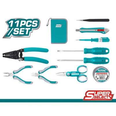 BỘ 11 CÔNG CỤ THỢ ĐIỆN TOTAL TKETS0111 - HÀNG CHÍNH HÃNG