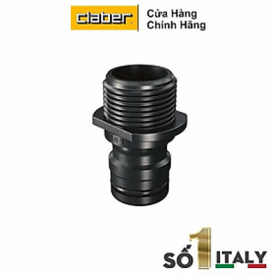 Đầu nối nhanh lưu lượng lớn ren ngoài 3/4" (27mm) Claber