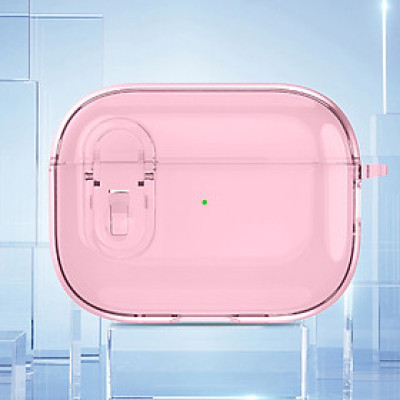 Bao Case Ốp Trong Suốt Có Khóa Chống Thất Lạc Rơi Tai Nghe cho Airpods 4 - Hàng Chính Hãng