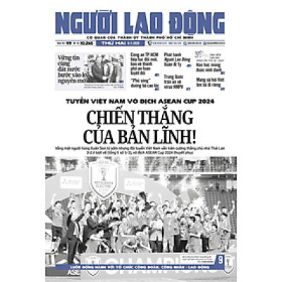 Nhật báo Người Lao Động từ ngày 06-01-2025 đến 12-01-2025