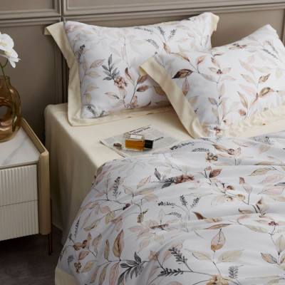 Bộ 6 món drap, áo gối và mền NIN Tencel Selina 900 mẫu mới 2024 chất lụa tencel mềm mát