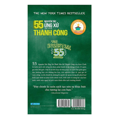 Sách - 55 Nguyên Tắc Ứng Xử Thiết Yếu Để Thành Công