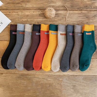 Combo 5 đôi tất Mianxi Unisex lót lông siêu ấm áp giữ nhiệt rất tốt
