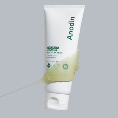 Gel rửa mặt sạch sâu dành cho da dầu mụn, nhạy cảm Ph 5.5 Anodin KavaKava Calming 150ml