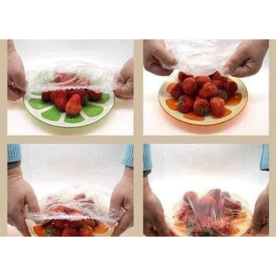 Combo 200 Màng Bọc Thực Phẩm Thức Ăn Chống Bụi , Chống Côn Trùng - Hàng Chính Hãng