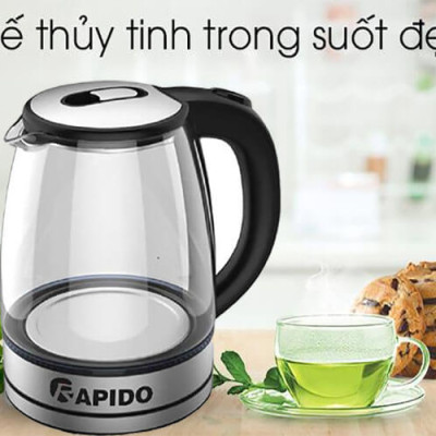 Bình đun siêu tốc Rapido RK1818-Hàng chính hãng