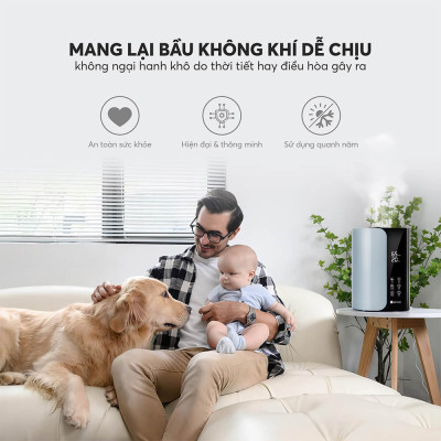 Máy tạo ẩm thông minh Elmich HE-8583 - Hàng Chính Hãng