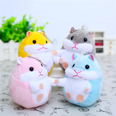 Móc khóa gấu bông Chuột Hamster treo balo, túi xách, điện thoại